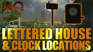 ALL 6 LETTERED HOUSE AND CLOCK LOCATIONS "ALPHA OMEGA" CALL OF DUTY BLACK OPS 4 ZOMBIES