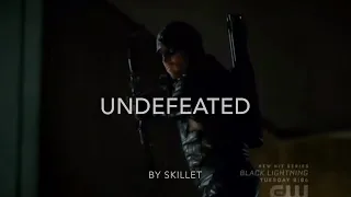 Arrow season 6 music video Undefeated by skillet