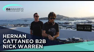 DJ Awards Radio Show 2018 with Hernan Cattaneo b2b Nick Warren in Ibiza