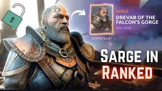 God of War of the Arena 😈 || Using Sarge epic skin in PvP ⚒️ Unlocked skin 🔥|| Shadow Fight 4 Arena
