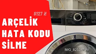 Arçelik Çamaşır Makinesi Arıza Kodu Silme | Arçelik 8127 N Çamaşır Makinesi Resetleme #arçelik