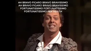 ROSSINI cavatina di FIgaro con sottotitoli