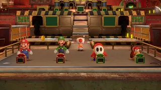 Super Mario Party Partner Party #1410 Gold Rush Mine Mario & Luigi vs Shy Guy & Diddy Kong