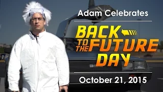 Back to the Future Day - October 21, 2015 - Adam Celebrates