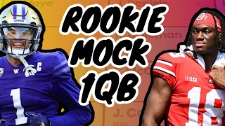 1QB 3-Round Dynasty Rookie Mock Draft & Strategy | Fantasy Football