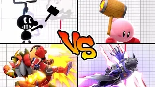 Super Smash Bros. Ultimate - Who has the Strongest Side Special Move?