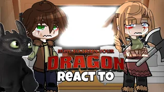 HTTYD Reacts TO The FUTURE || Gacha reacts