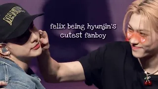 felix being the CUTEST hwang hyunjin fanboy | HYUNLIX