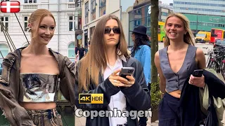 Busy Saturday in Downtown Copenhagen Denmark 🇩🇰 May 2024, 4K Walking Tour, Tourist spot