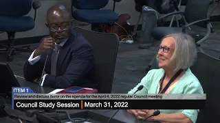 Council Study Session - 3/31/2022