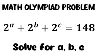 A Nice Exponential Math Olympiad Problem