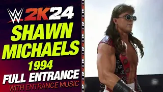 SHAWN MICHAELS 94 WWE 2K24 ENTRANCE - #WWE2K24 SHAWN MICHAELS 94 ENTRANCE WITH THEME