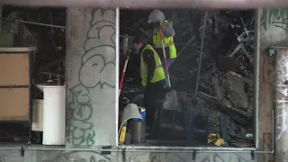 Fire in North Park destroys belongings of some sheltering beneath bridge