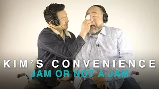 Paul Sun-Hyung Lee and Simu Liu from Kim's Convenience play Jam or Not a Jam