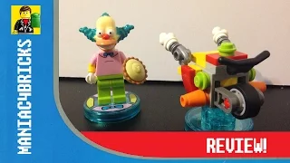 LEGO Dimensions Krusty Fun Pack REVIEW 71227 - All 3 Builds!