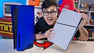 COMPREI um PS5 SLIM e vou te mostrar TODAS as DIFERENÇAS!