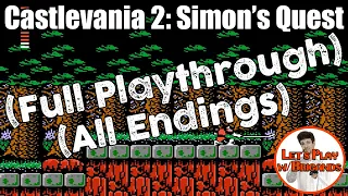 Let's Play Castlevania 2: Simon's Quest (Full Playthrough All Endings)