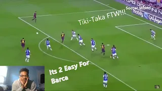 NBA FAN REACTS TO BARCELONA TIKI-TAKA WAS GOATED!!! 🐐 (Reaction)