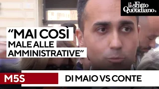 M5S, Di Maio contro Conte: "Mai così male. Non possiamo stare al governo e attaccarlo"