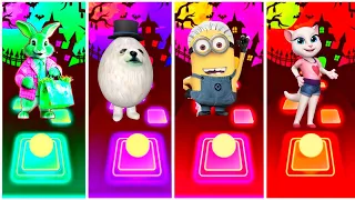 Easter bunny vs Sonic Eggdog vs Minions vs Talking Tom and friends 🎶 Who Will Win 👑