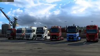 Euro Truck Simulator - 2 | multiplayer | Режим конвой | Старт из города Stavanger [NOR]