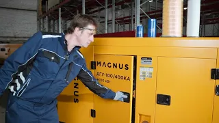 Техническое обслуживание дизельной генераторной установки MAGNUS 100/400КА