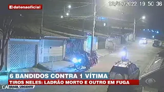 Policial reage e mata bandido em assalto