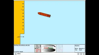 Shiphandling - Berthing with offshore wind and slack tide - No tugs