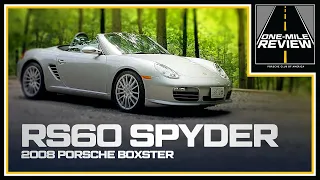 2008 Porsche Boxster RS60 Spyder | One-Mile Review