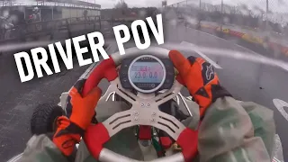 Go Kart Racing In The Wet | Tony Kart Senior Rotax Max