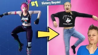 FORTNITE DANCES - REAL LIFE CHALLENGE!