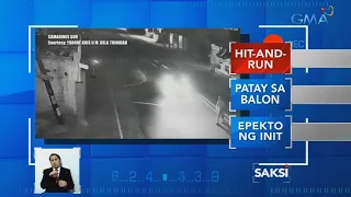 Lalaking tumatawid sa highway, patay matapos ma-hit and run | Saksi