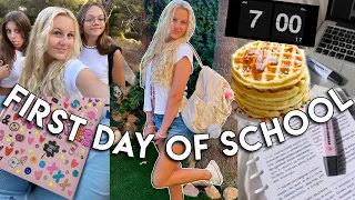 ERSTER SCHULTAG ☠️ FIRST DAY OF BACK TO SCHOOL | MaVie Noelle