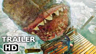 THE MEG 2 THE TRENCH - “Megalodon attacks Jonas” trailer (2023) 2023 Jason Statham
