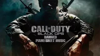 "Damned" from Call of Duty: Black Ops - Piano Sheet Music Tutorial