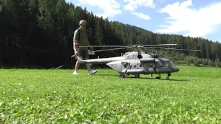 RC Helicopter Scale Turbine Model Mil-mi 8AMT Francesco Cianferoni Arlberg/Austria