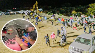 Massive Fight Breaks Out At Dirt Bike Race!