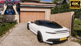 Aston Martin DBS Superleggera - Forza Horizon 5 | Steering wheel gameplay