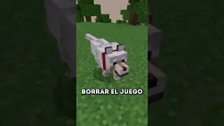 ADOPTÉ A ESTE PERRO EN MINECRAFT Y ESTO LE PASÓ… 😧🦮 #shorts