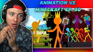 DIEGO REACCIONA A ANIMATION VS. MINECRAFT EP. 30 / Alan Becker | EL Diegos