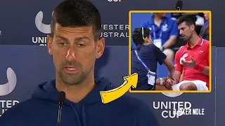 Novak Djokovic After Loss "I really didn't understand HIM" - Perth 2024