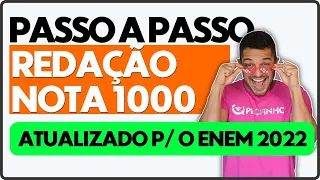 [ATUALIZADO] Como fazer A Redação Enem Passo a Passo | PROFINHO | Passo a passo redação nota mil