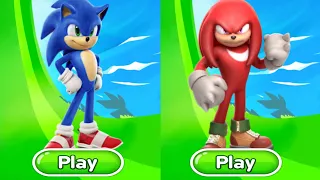 Sonic Dash - Movie Sonic Vs Movie Knuckles Vs All Bosses Zazz Egman -All 86 character unlocked