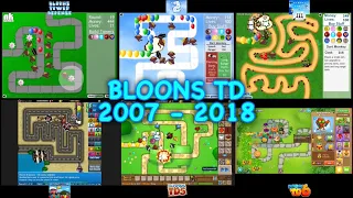 EVERY Bloons TD game 2007 - 2018 (Bloons TD 1 - 6)