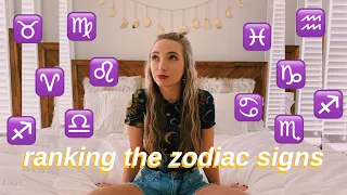 RANKING THE ZODIAC SIGNS FROM WORST TO BEST
