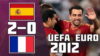 🔥 Испания - Франция 2-0 - Обзор Матча 1/4 Финала Чемпионата Европы 23/06/2012 HD 🔥