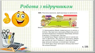 4 клас. Математика.Додавання і віднімання складених іменованих чисел, виражених в одиницях довжини.