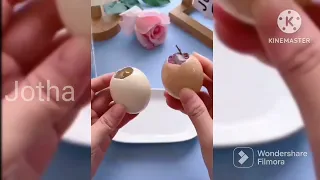 Resin craft using egg shell