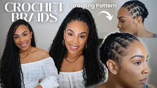 WOW! THE BEST 24 inch CROCHET BOHO BRAIDS with HUMAN HAIR CURLS | YWIGS | EASY INSTALL