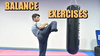Balance Exercises for Kicking!! (Taekwondo/MMA/Karate)
